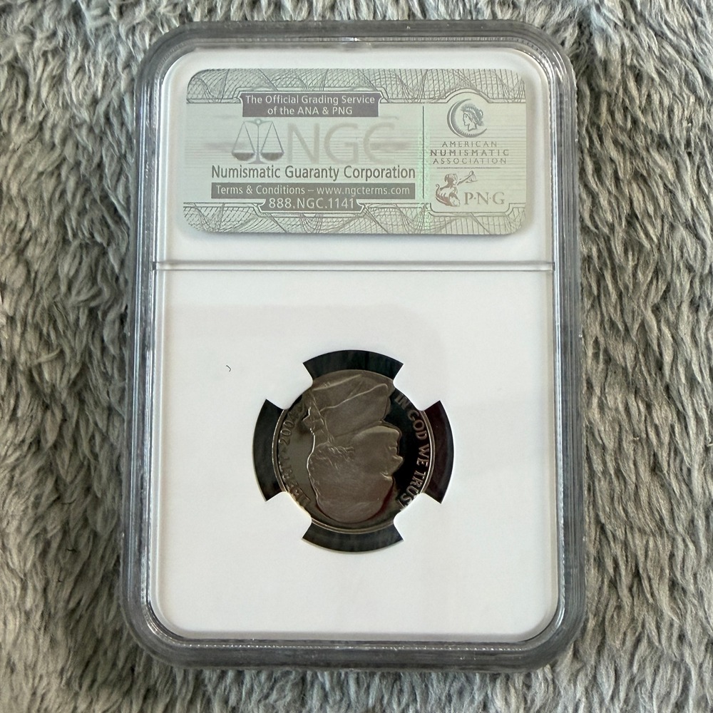 2004 S Handshake Jefferson Nickel NGC PF 69 Ultra Cameo Louisiana Purchase 5C - Picture 5 of 6